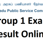 TNPSC Group 1 result