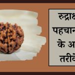रुद्राक्ष की पहचान करने के आसान तरिके